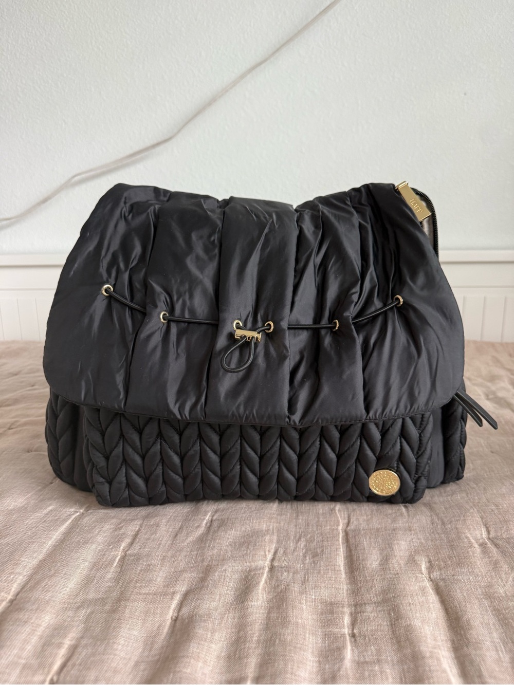 HAPP BRAND DIAPER BAG - Levy Backpack in Black